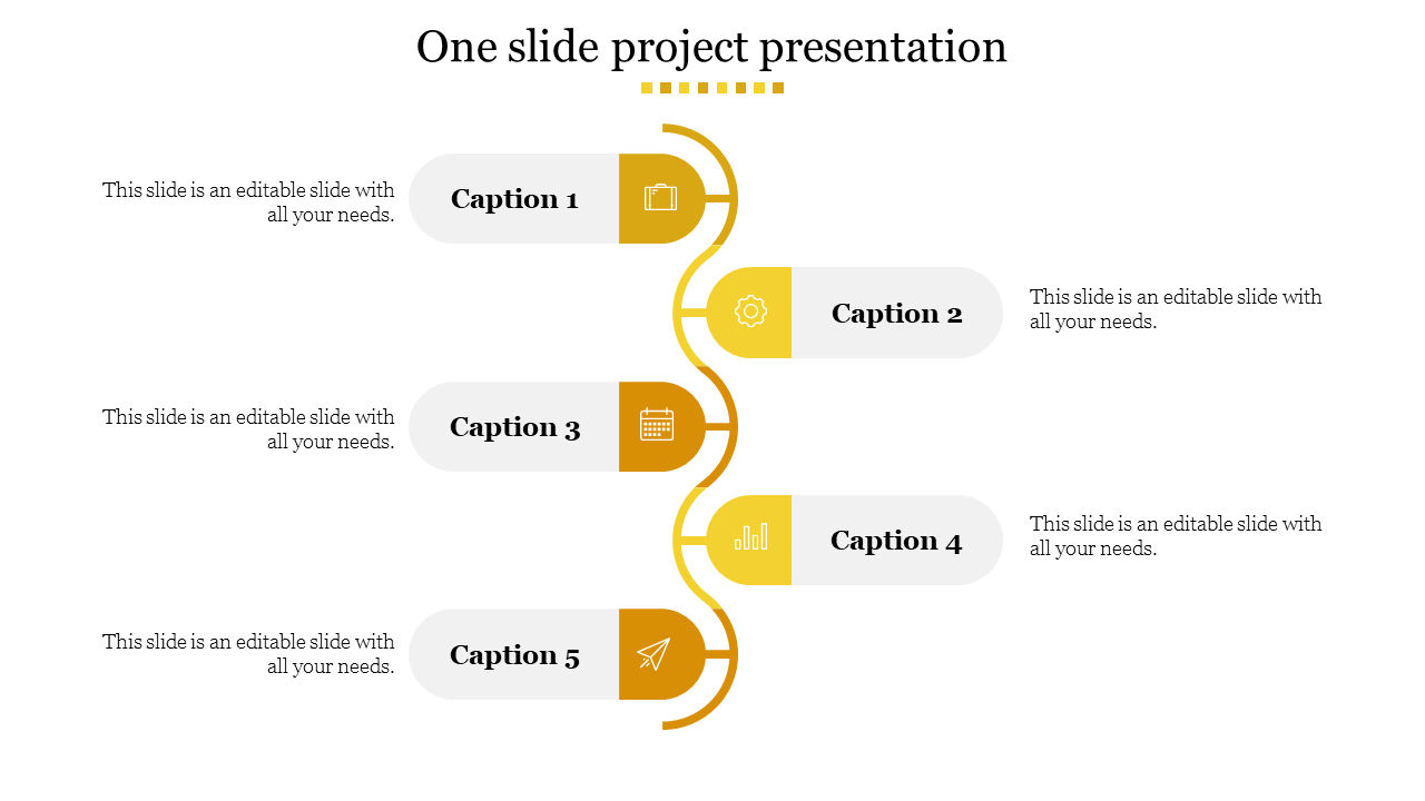 how to make presentation in one slide